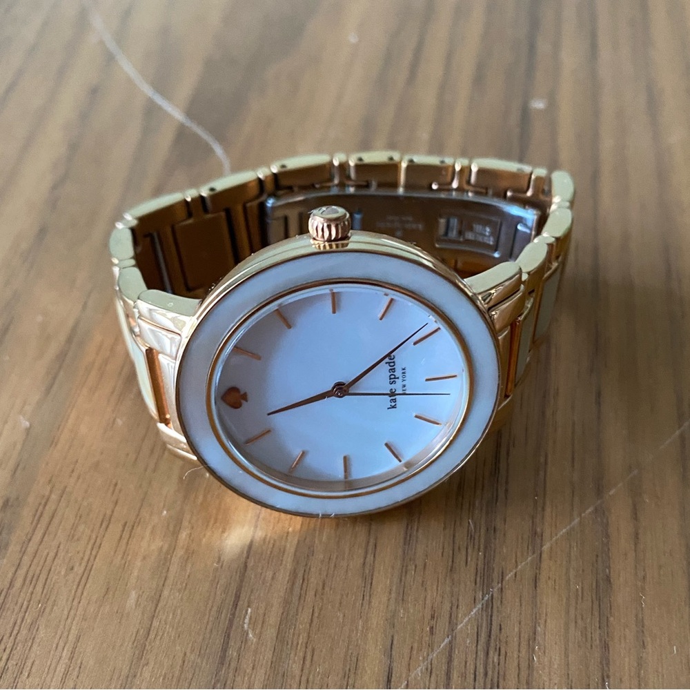 Kate Spade rose gold and mother of pearl watch - Picture 6 of 8